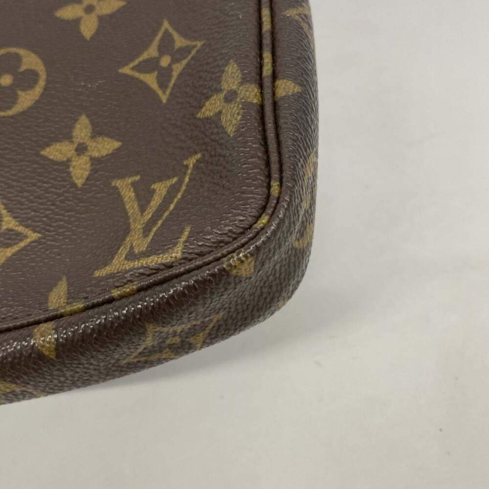 LOUIS VUITTON Brown Monogram Pochette Pouch - Picture 8 of 9
